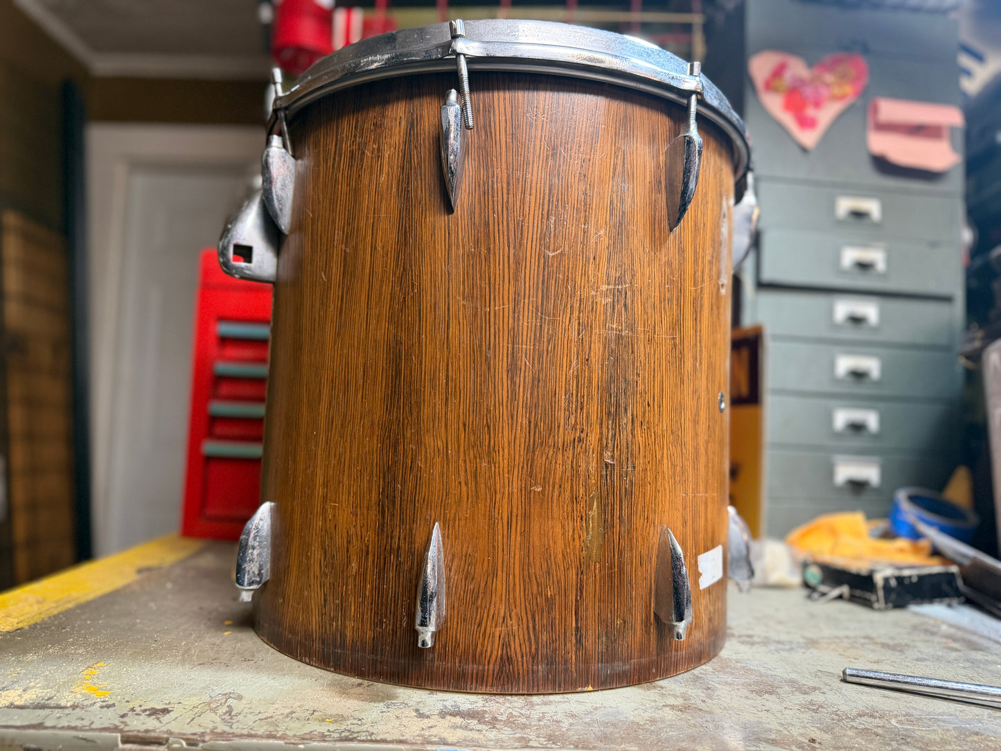 1960s Sonor Teardrop era Rosewood 16x16 Floor Tom Project