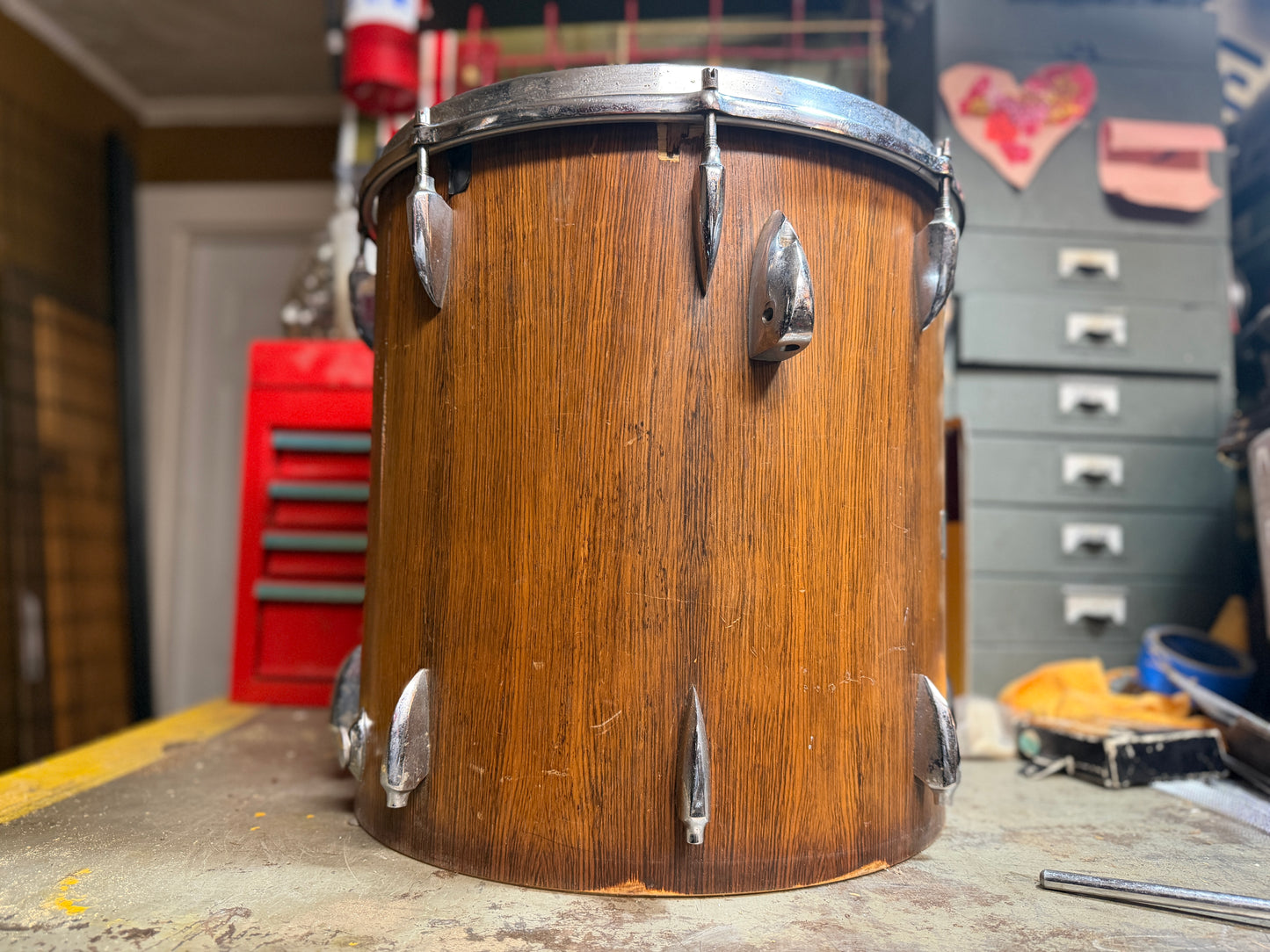 1960s Sonor Teardrop era Rosewood 16x16 Floor Tom Project