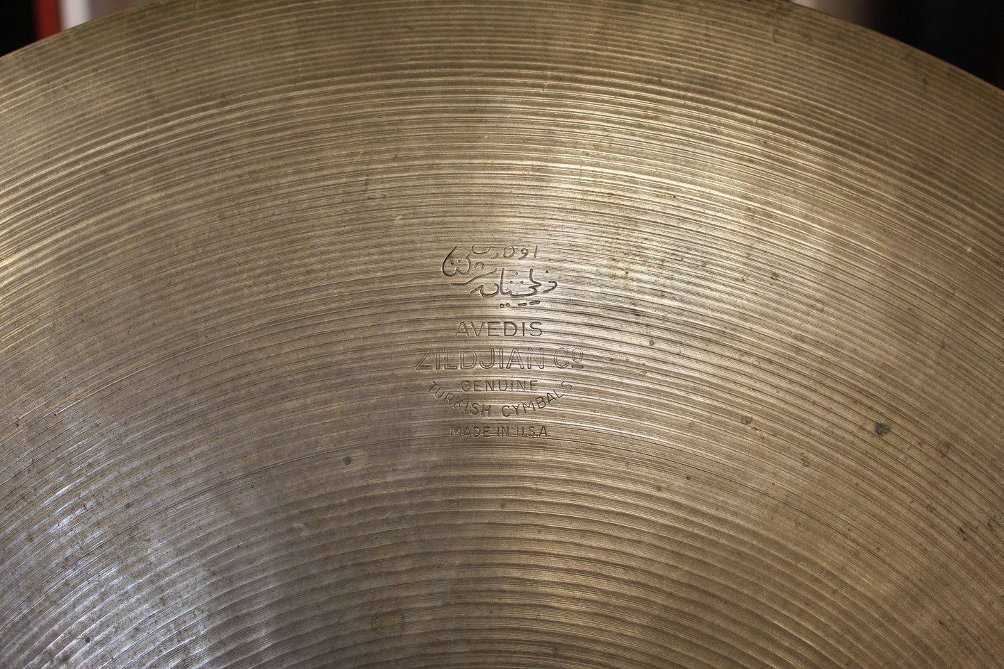 1950s A. Zildjian 22" Block Stamp Ride 2730g