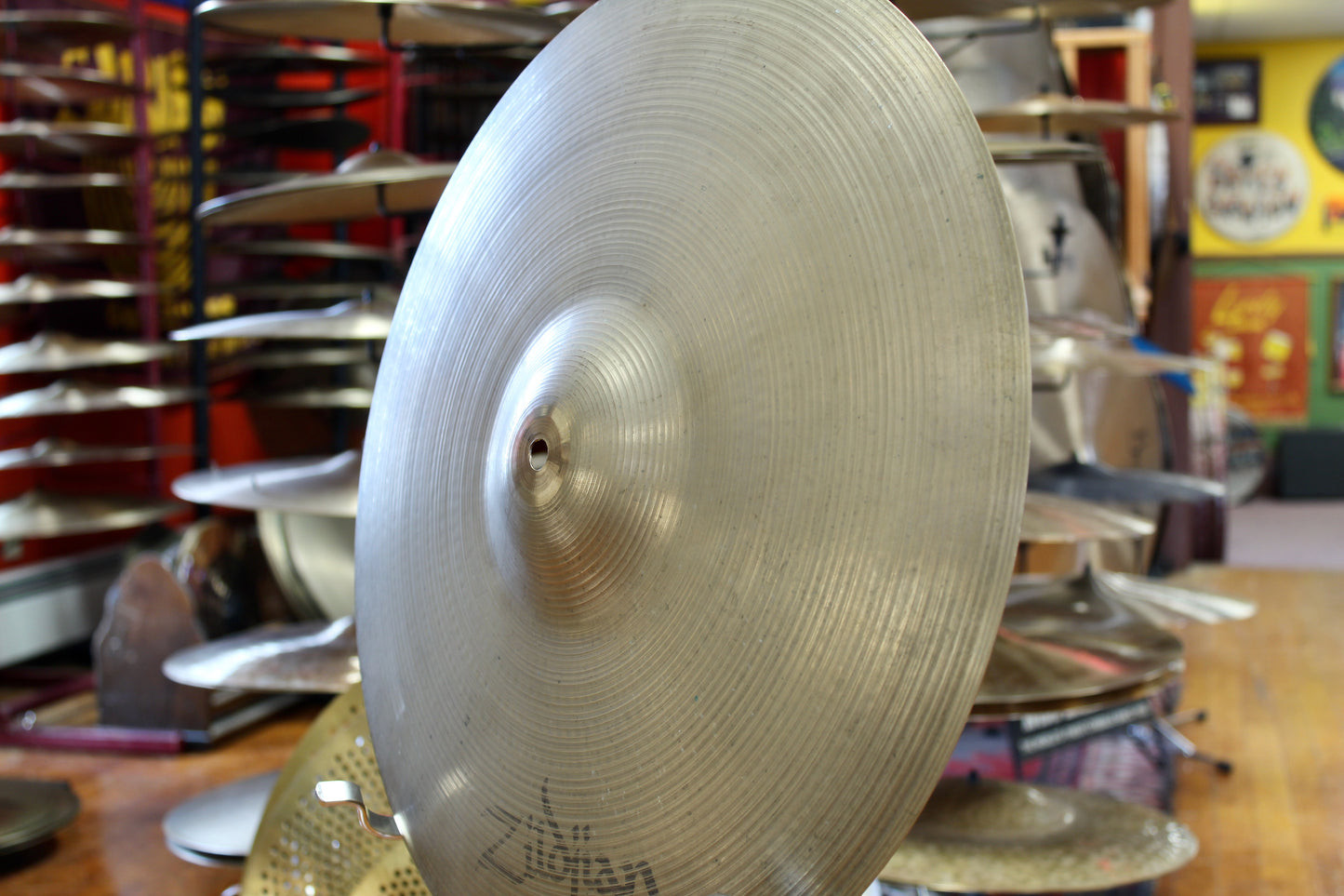 1980s A. Zildjian 18" CO. Stamp Rock Crash 1860g