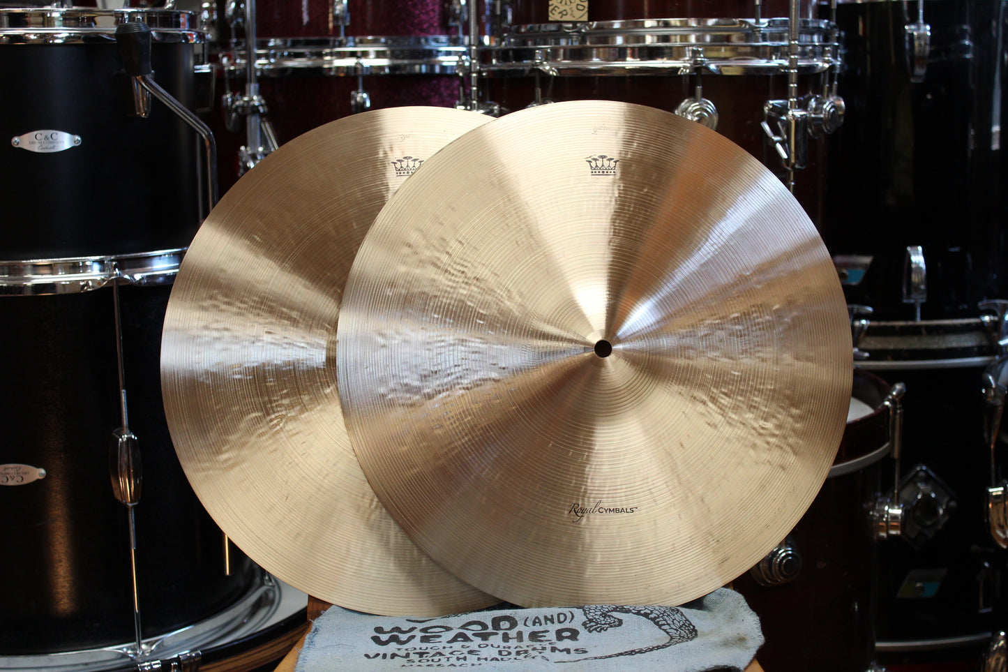 Royal Cymbals 15" Hi-Hats 1124/1557g