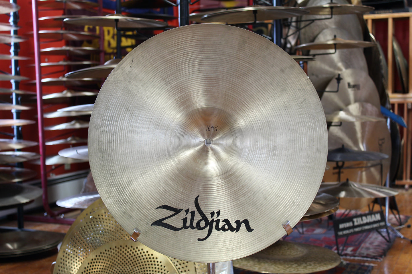 1990s A. Zildjian 18" Medium Ride Cymbal 1695g