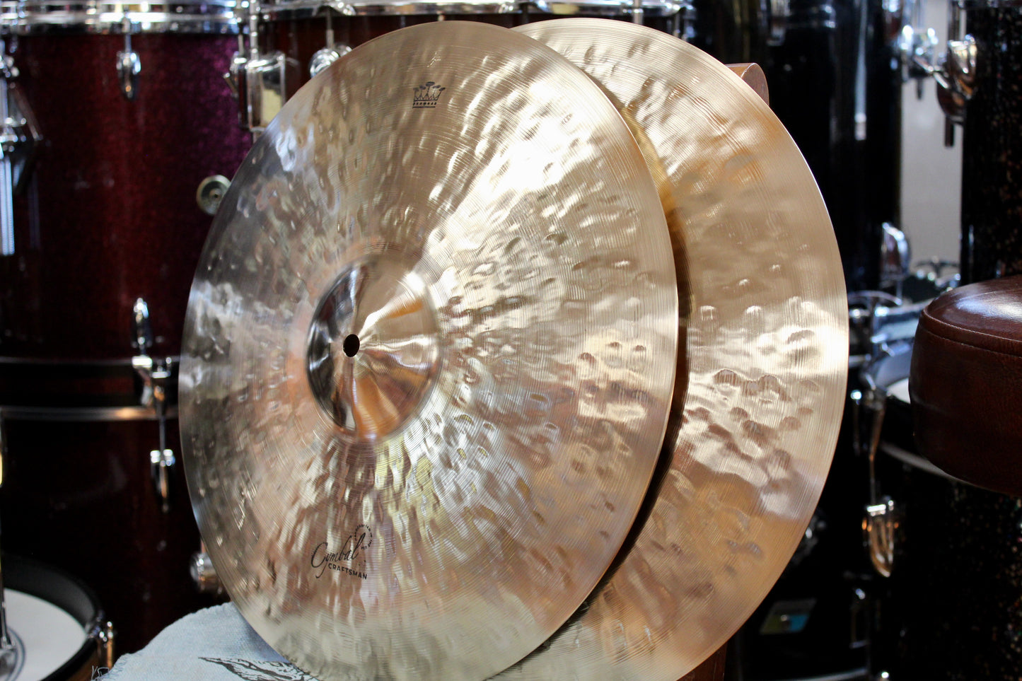 Cymbal Craftsman 15" EAK Style Brilliant Hi-Hats 1061/1525g