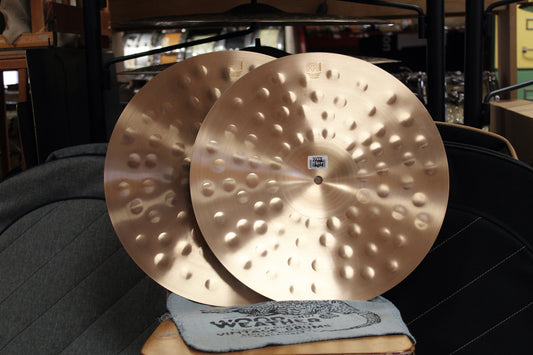 Meinl 15" Extra Hammered Pure Alloy Hi-Hats 1102/1204g