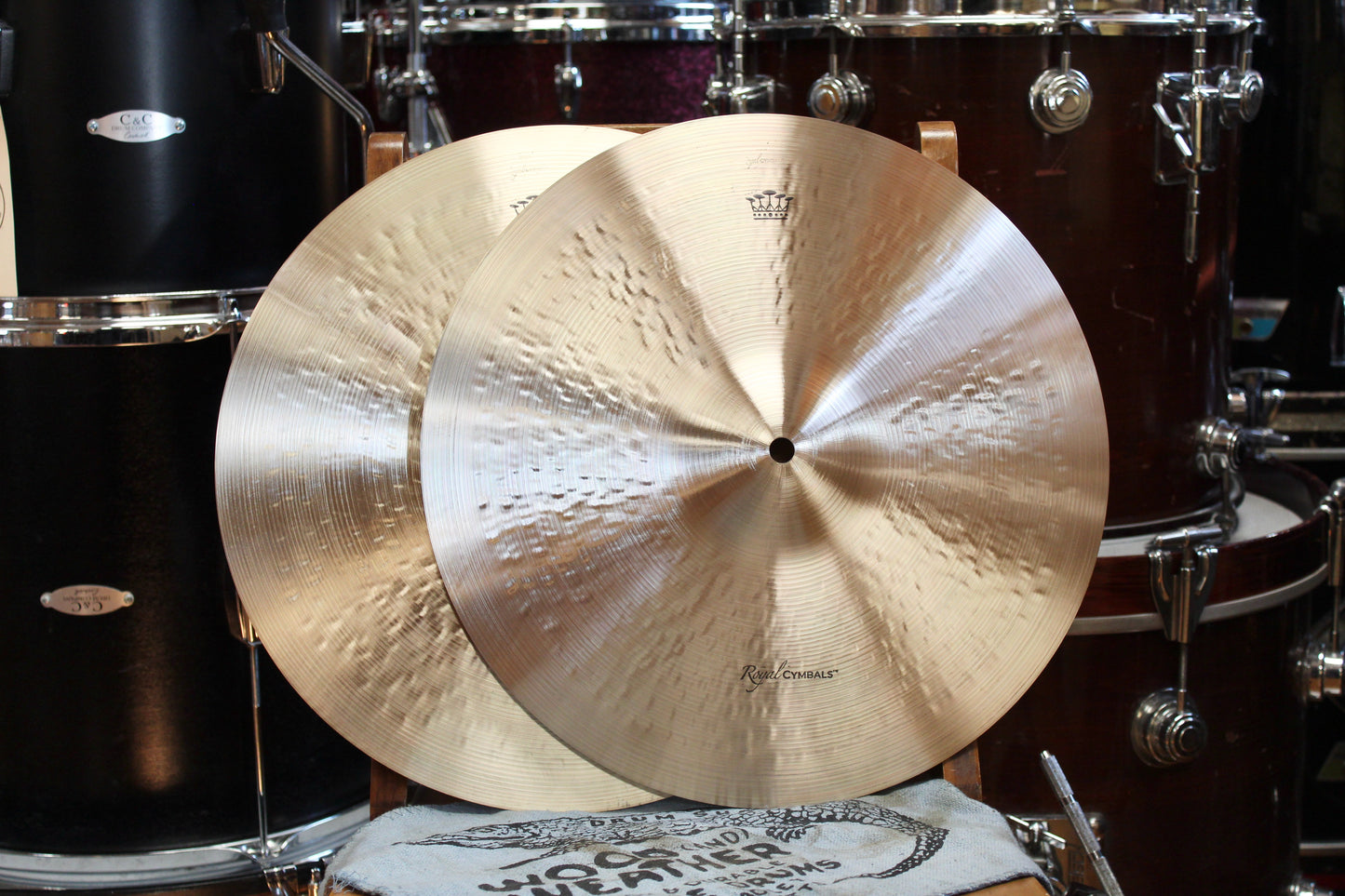 Royal Cymbals 14" Hi-Hats 1001/1390g