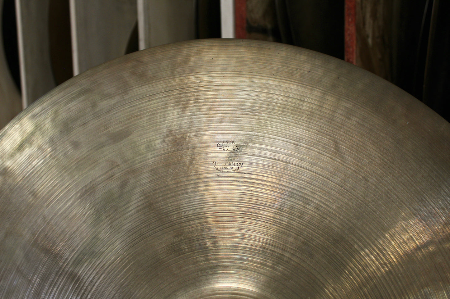 1940-50s A. Zildjian 20" Transition Stamp Ride 2403g