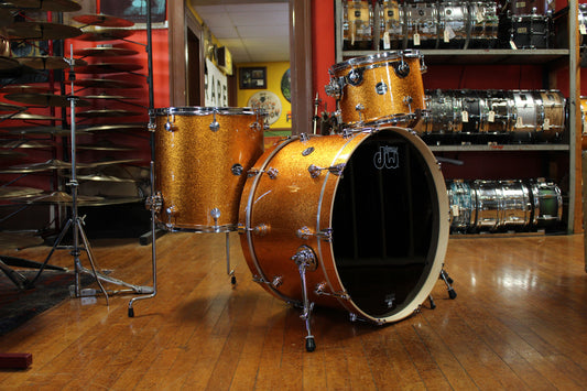 DW Performance Series in Gold Sparkle 14x24 9x13 16x16
