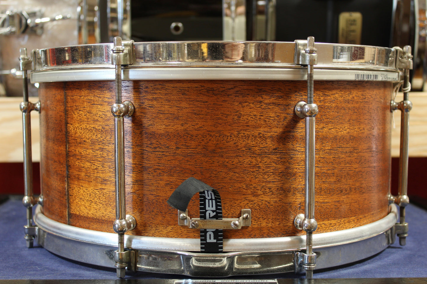 1930s Ludwig and Ludwig 6.5x14 Snare Drum in Mahogany