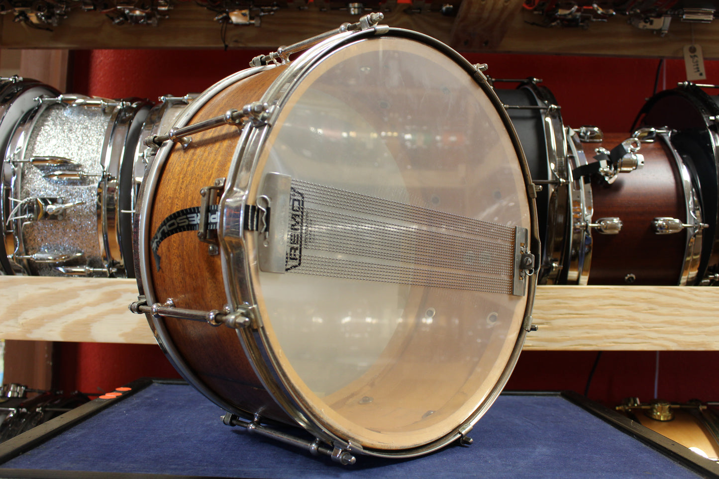 1930s Ludwig and Ludwig 6.5x14 Snare Drum in Mahogany