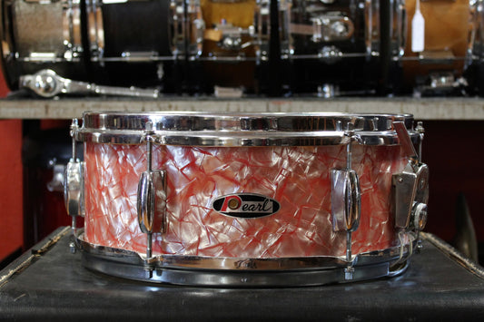 1960's Pearl 5.5x14 Snare Drum in Sunset Pearl