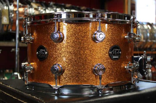 DW Performance Series 8"x14" Snare Drum in Gold Sparkle