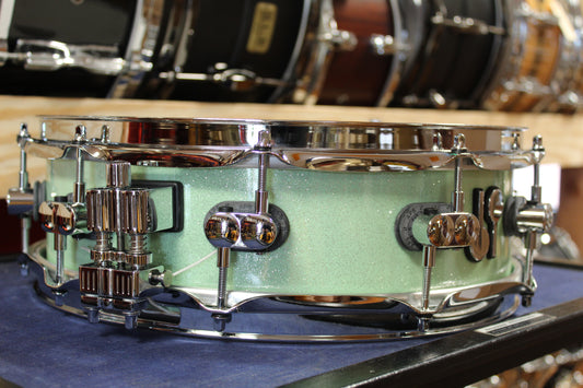 Sonor SQ2 Vintage Beech Shell 4.25x14 Mint Sparkle High Gloss
