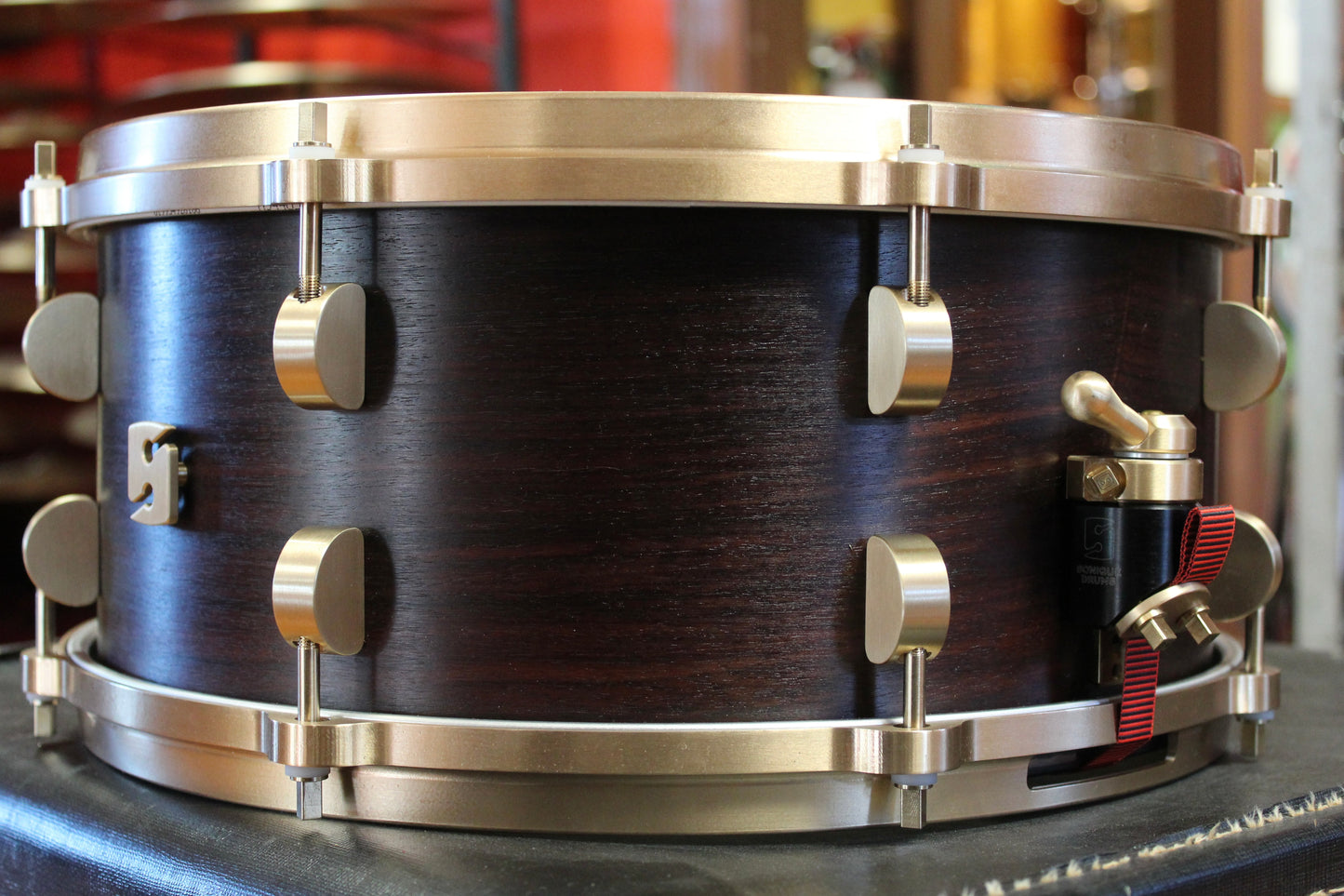 Sonique Drums 6.5x14 Studio Series Snare Drum in E. Indian Rosewood
