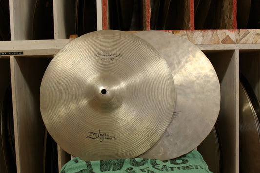 1980/90s Zildjian 14" K and A. Hi-Hat Mixed Pair 1055/1286g