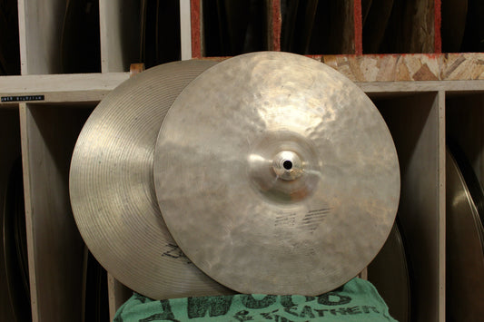 1980/90s Zildjian 14" K and A. Hi-Hat Mixed Pair 1055/1286g