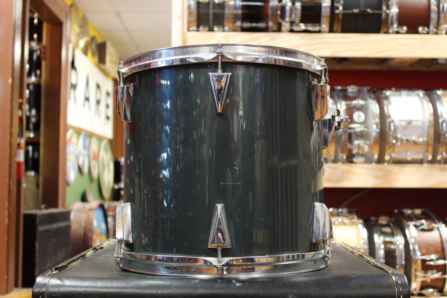 1980s Tama Granstar Outfit in Gun Metallic Grey 16x22 12x13 16x16 16x18