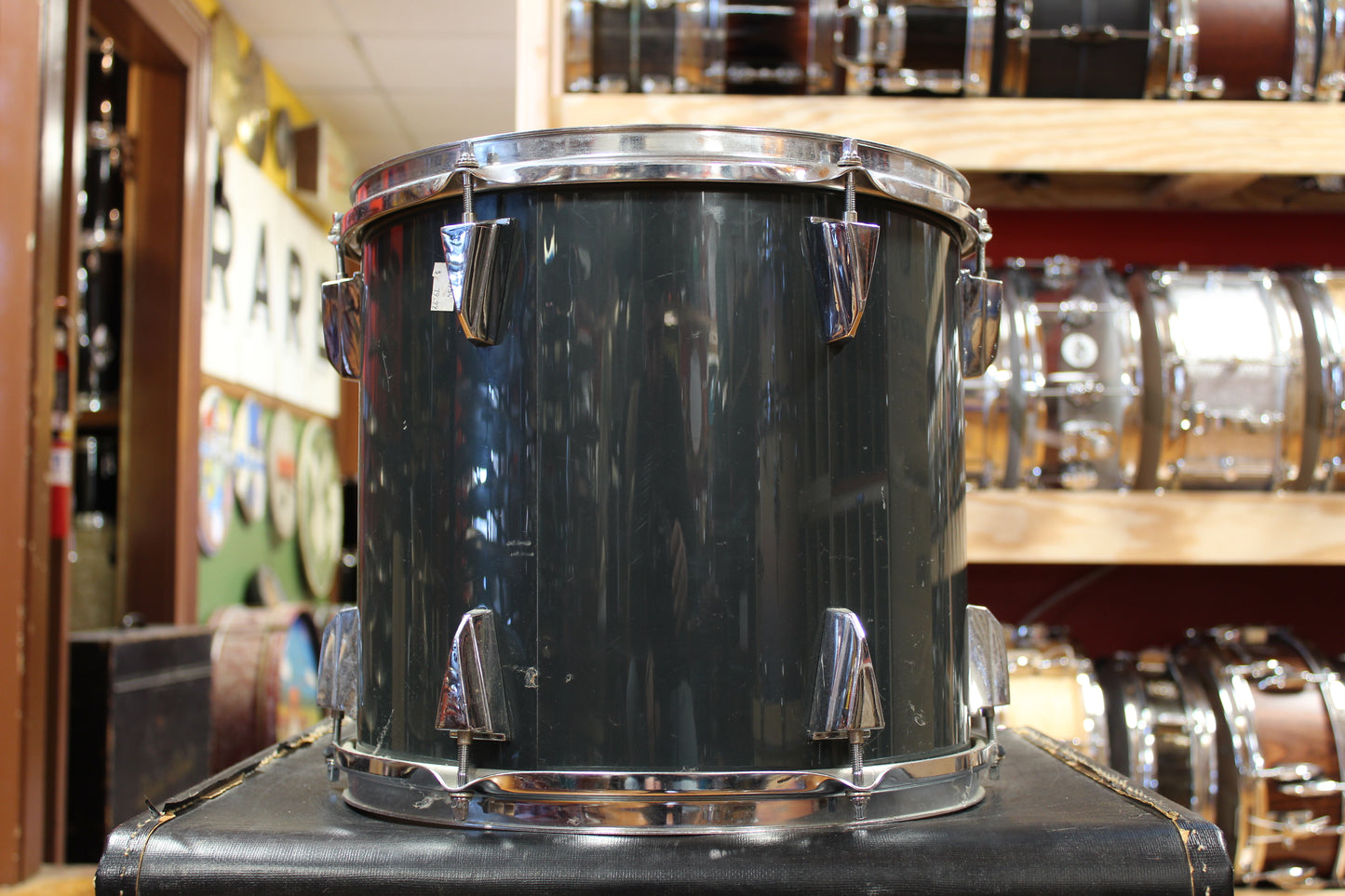 1980s Tama Granstar Outfit in Gun Metallic Grey 16x22 12x13 16x16 16x18