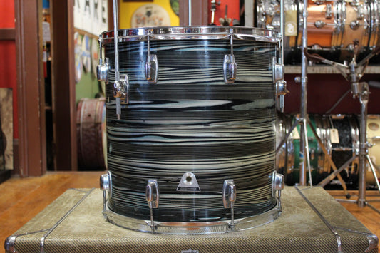 1970s Ludwig 16x16 Standard Floor Tom in Blue Strata