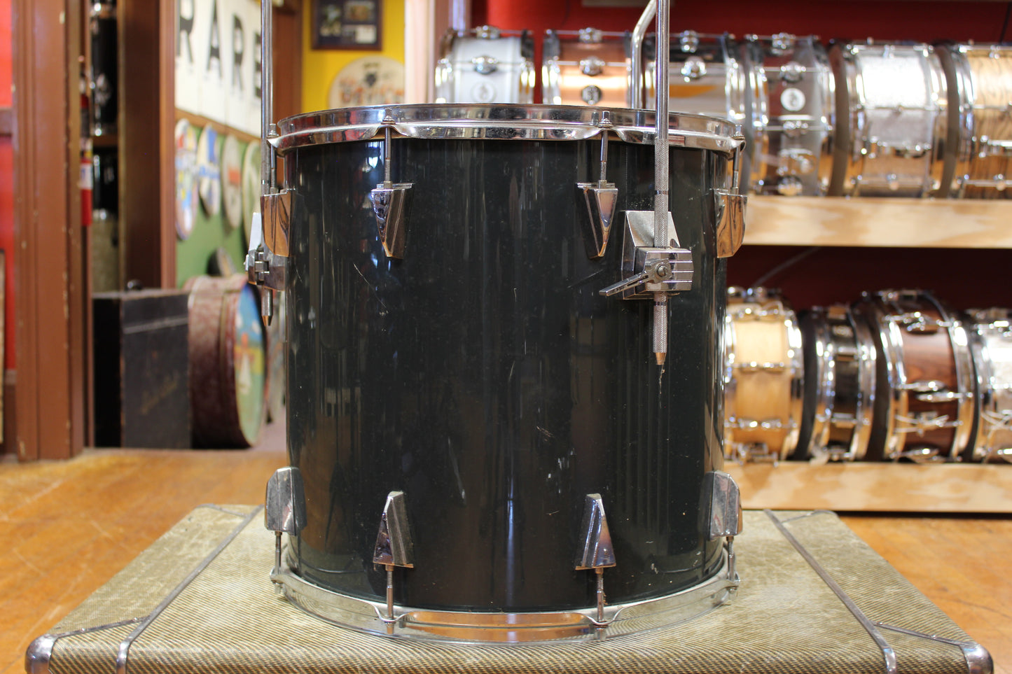 1980s Tama Granstar Outfit in Gun Metallic Grey 16x22 12x13 16x16 16x18