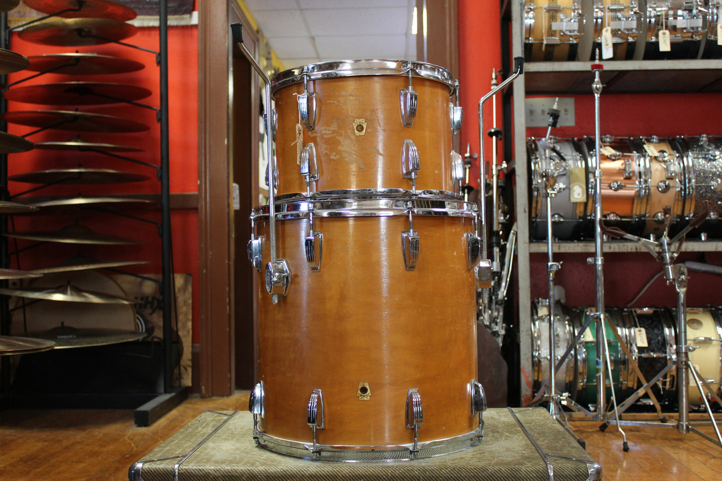 1960s Ludwig 9x13 & 16x16 Toms in Thermogloss