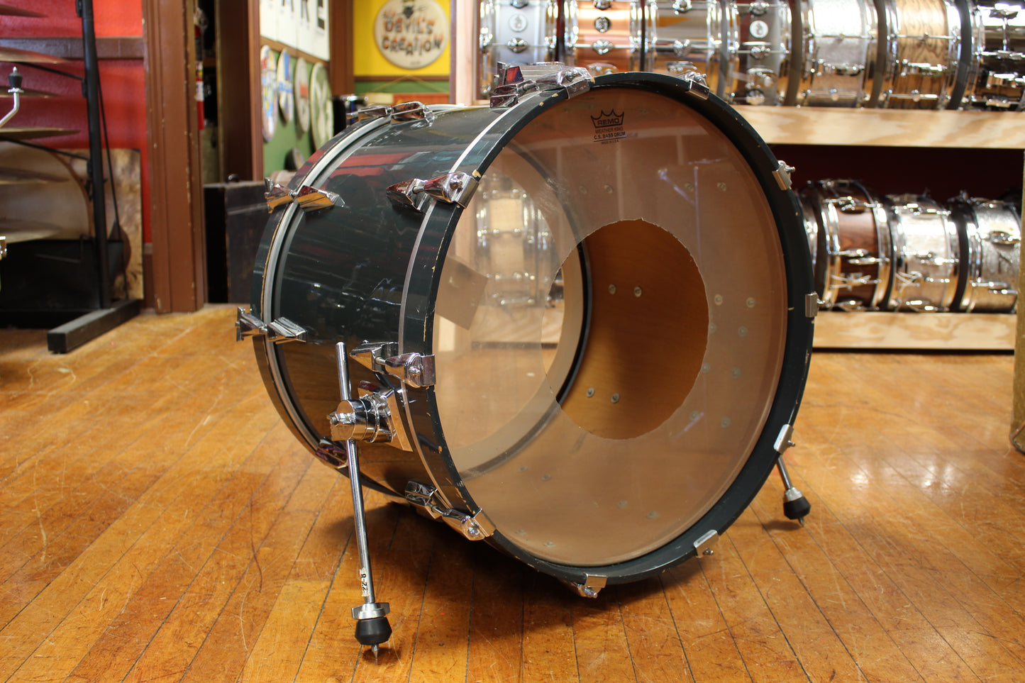 1980s Tama Granstar Outfit in Gun Metallic Grey 16x22 12x13 16x16 16x18