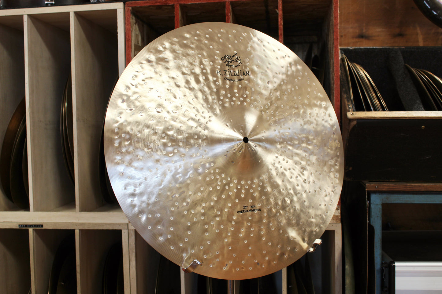 Zildjian 22" K Constantinople Thin Overhammered Ride 2159g