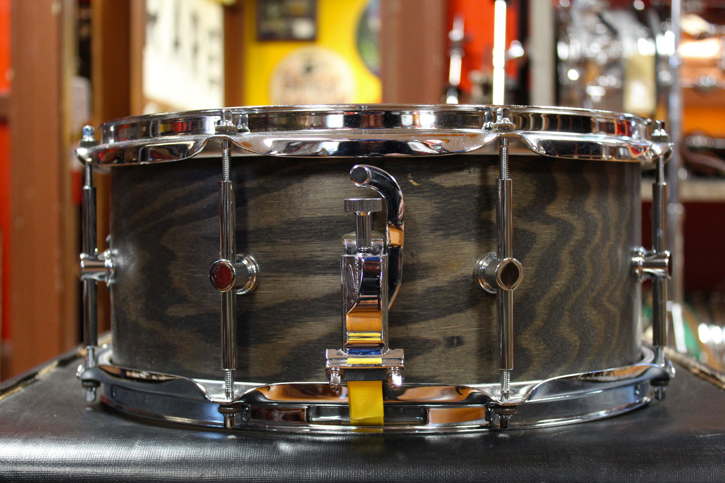 Canopus 6x14 Ash Snare Drum in Blackish Ash Oil Finish