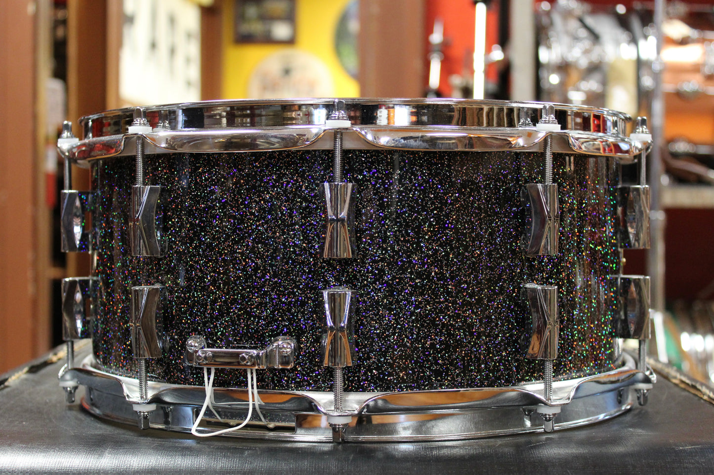Noble & Cooley CD Maple 6.5"x14" Snare Drum in Rainbow Sparkle Lacquer