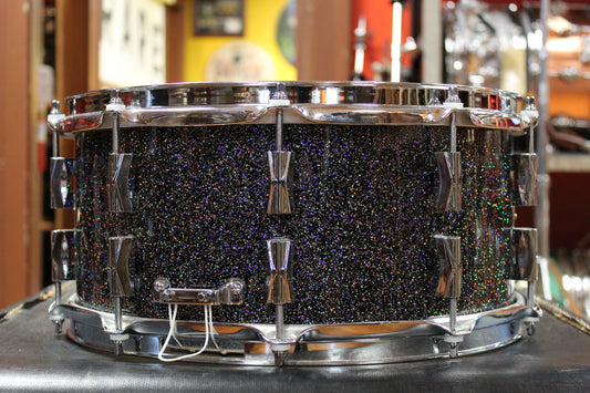 Noble & Cooley CD Maple 6.5"x14" Snare Drum in Rainbow Sparkle Lacquer