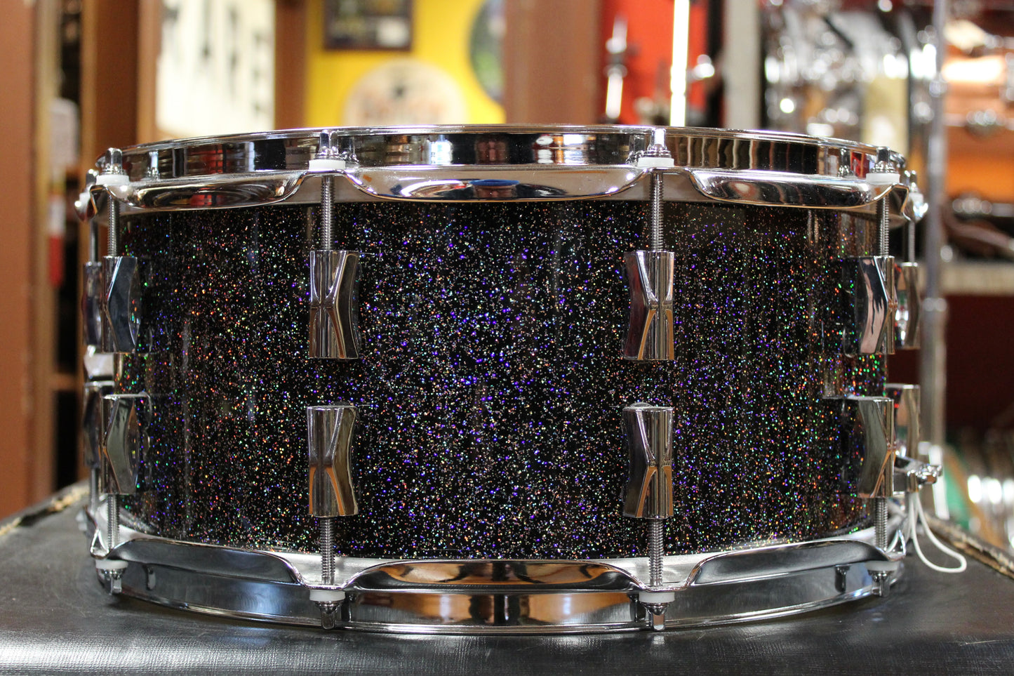 Noble & Cooley CD Maple 6.5"x14" Snare Drum in Rainbow Sparkle Lacquer