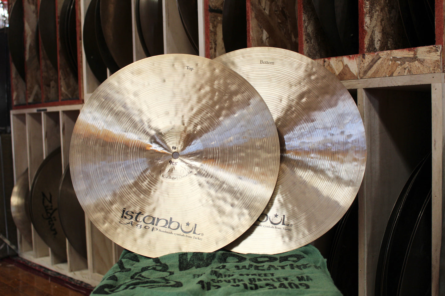 Istanbul Agop 15" Traditional Jazz Hi-Hats 985/1200g - Used