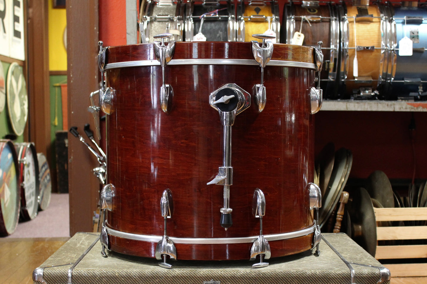 1980's Gretsch USA Outfit in Walnut Gloss 16x20 8x10 10x12 11x13 12x14 16x16