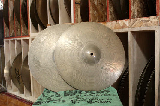 1970s A. Zildjian & Cie. 14" Hi-Hats 1350/1390g