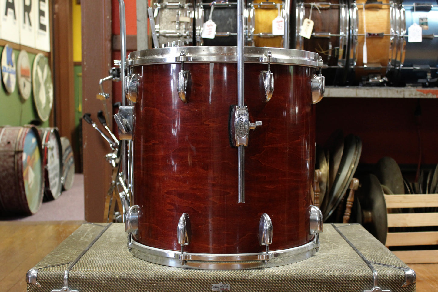 1980's Gretsch USA Outfit in Walnut Gloss 16x20 8x10 10x12 11x13 12x14 16x16