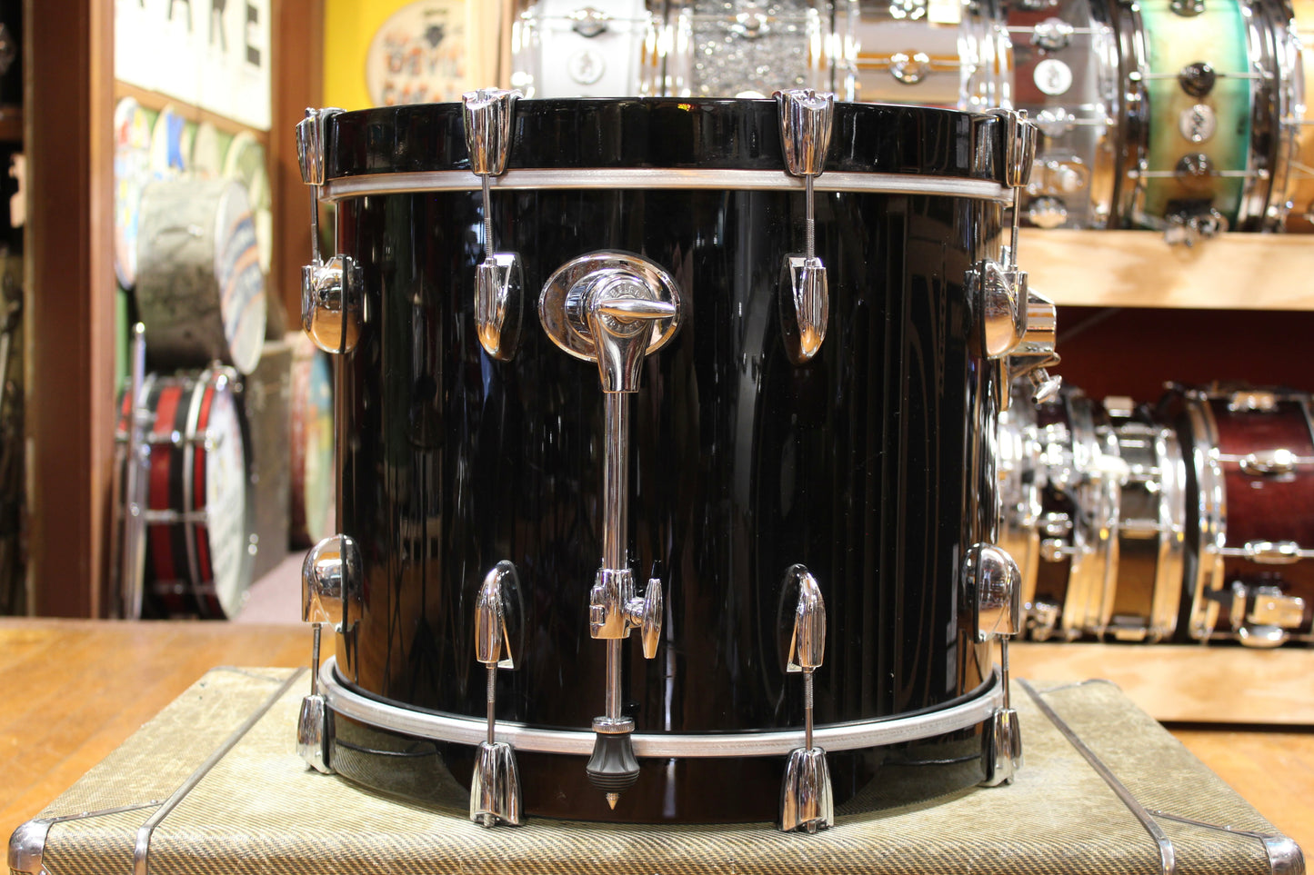 Gretsch Renown Outfit in Black Lacquer 14x18 8x12 14x14