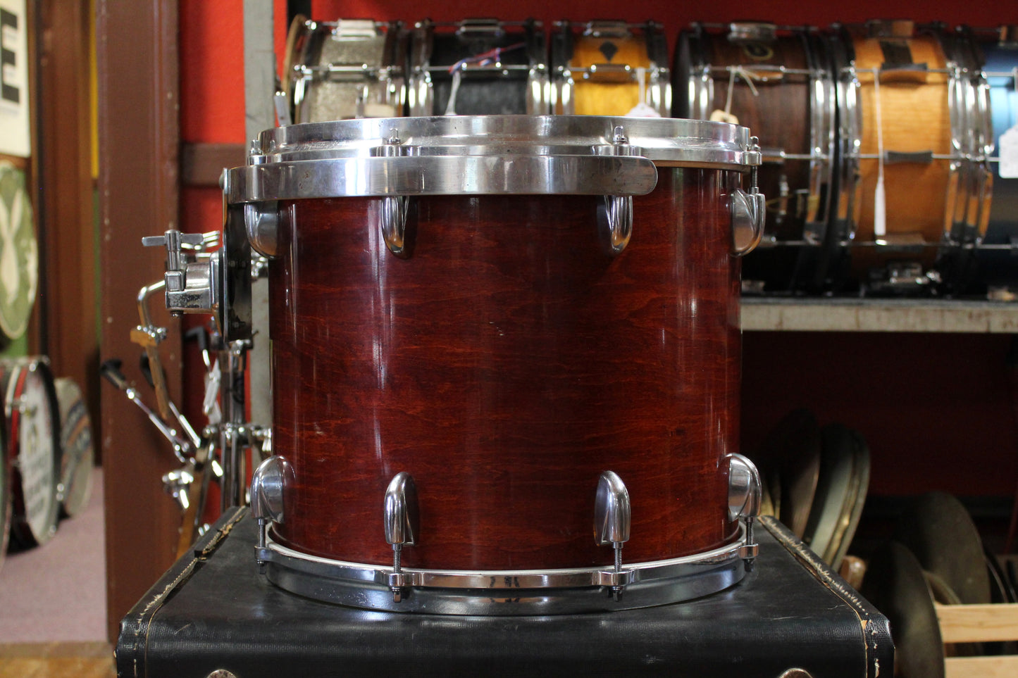 1980's Gretsch USA Outfit in Walnut Gloss 16x20 8x10 10x12 11x13 12x14 16x16