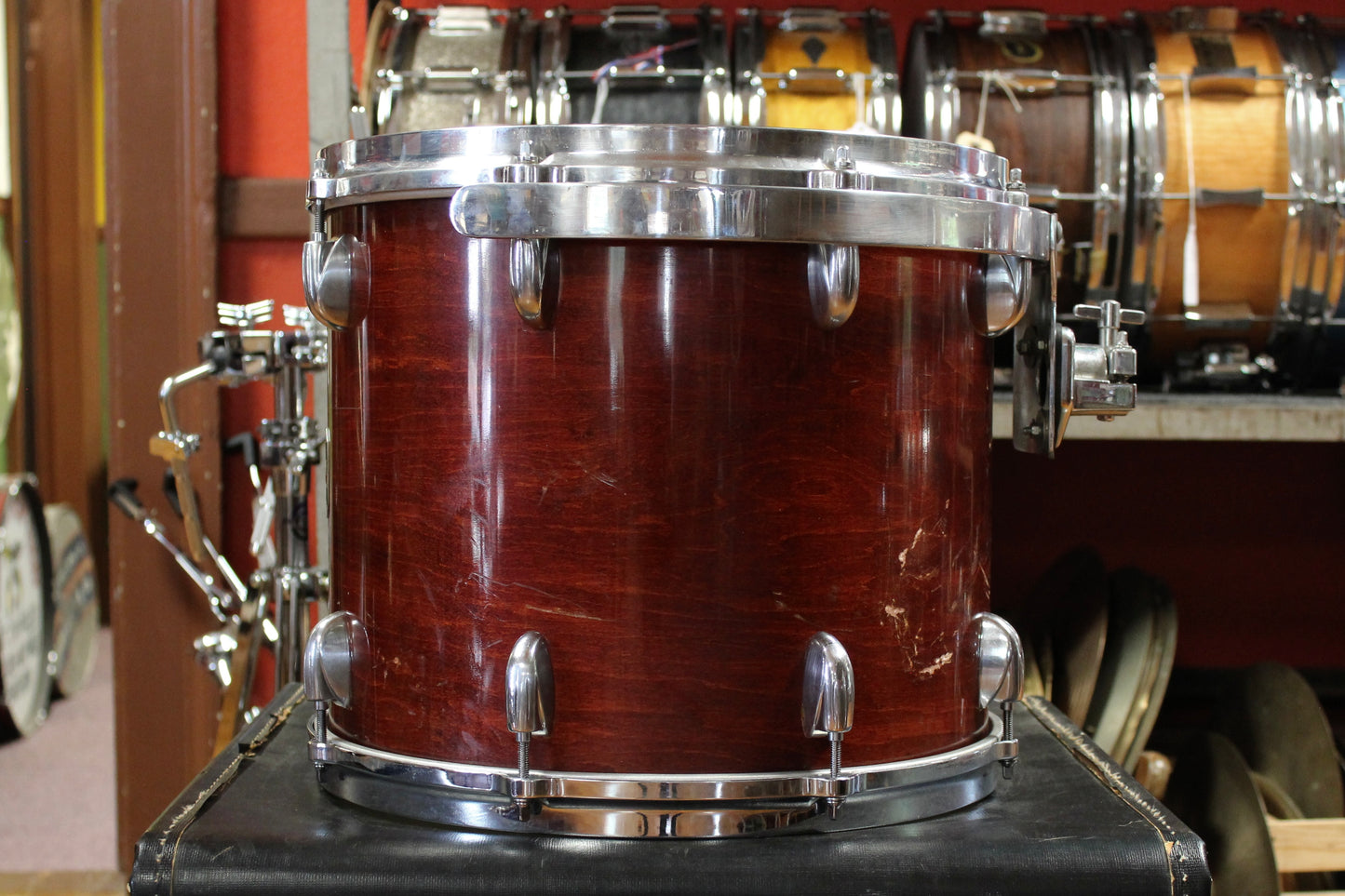 1980's Gretsch USA Outfit in Walnut Gloss 16x20 8x10 10x12 11x13 12x14 16x16