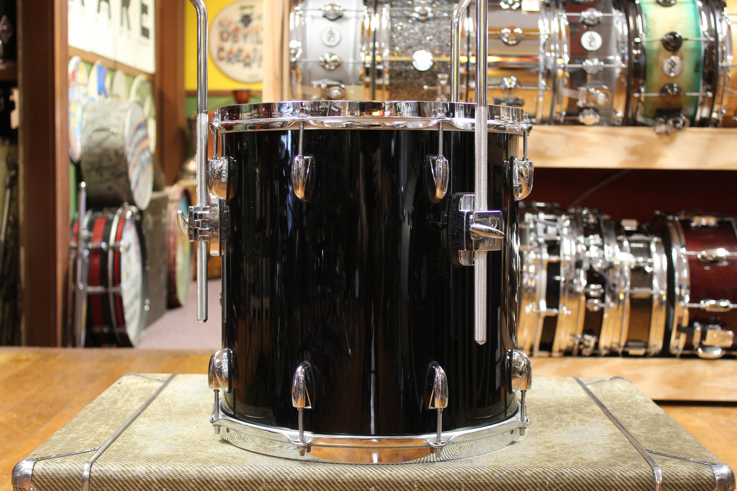 Gretsch Renown Outfit in Black Lacquer 14x18 8x12 14x14