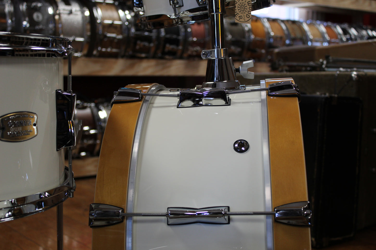 Yamaha SBP0F4H Stage Custom Hip 4-piece Shell Pack - Classic White
