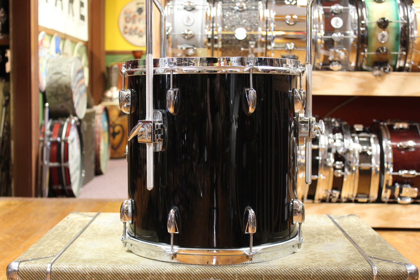 Gretsch Renown Outfit in Black Lacquer 14x18 8x12 14x14