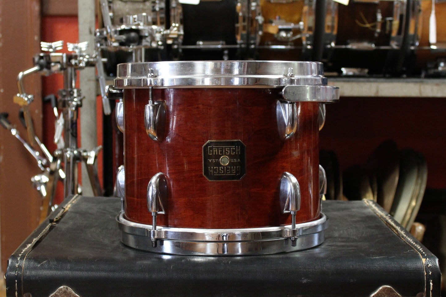 1980's Gretsch USA Outfit in Walnut Gloss 16x20 8x10 10x12 11x13 12x14 16x16