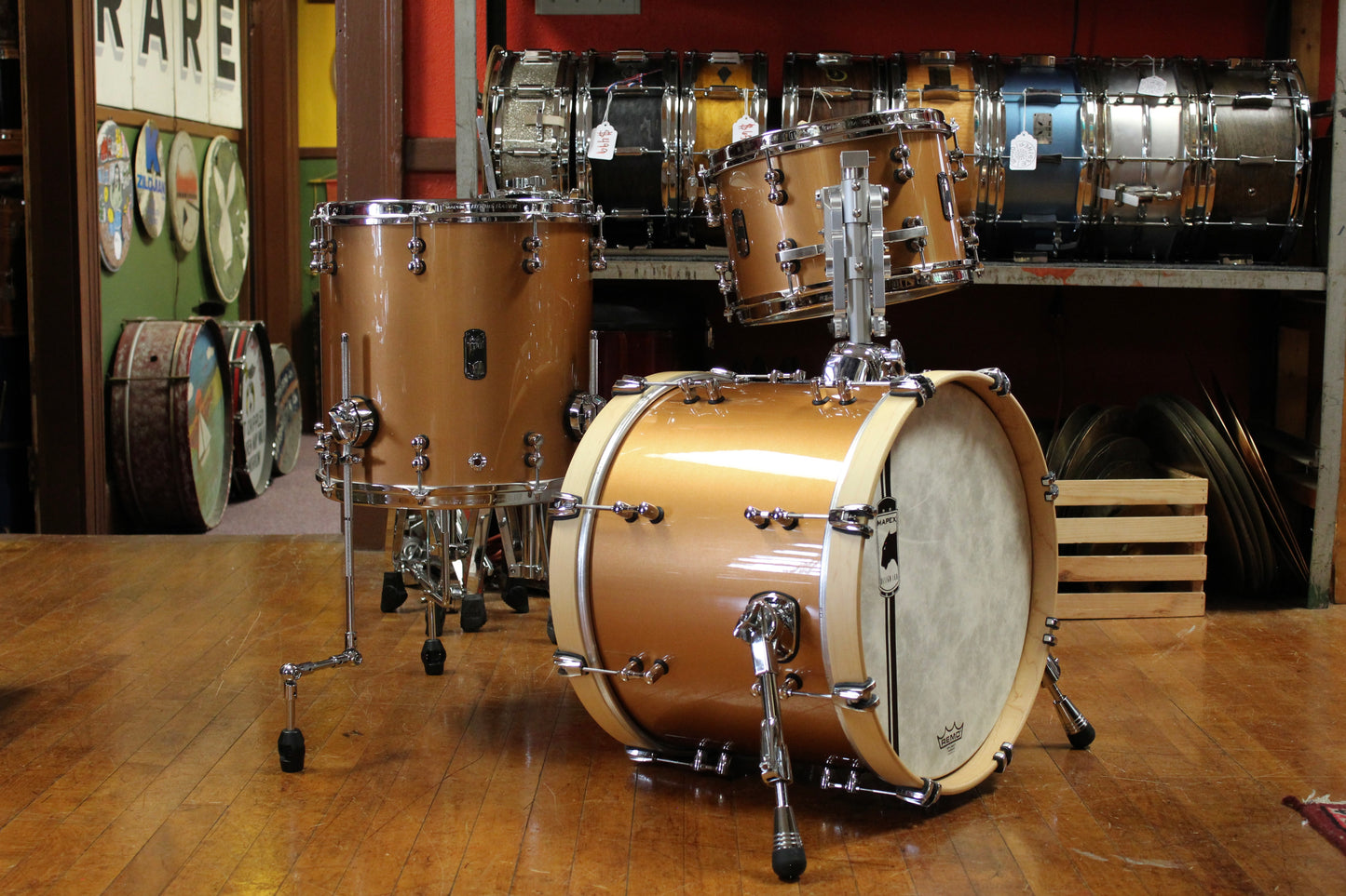 Mapex Black Panther Design Lab Cherry Bomb Bop Kit in Transparent Copper