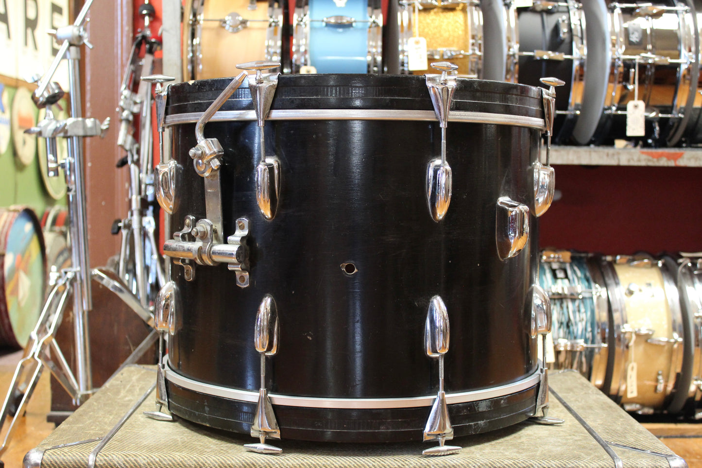 1960s Slingerland in Black 14x20 8x12 16x16