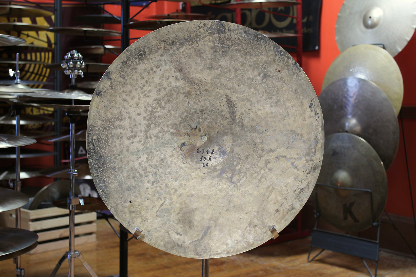 Quiqeg Cymbalsmith 20" Traditional Daddy Flat Ride Cymbal 2348g