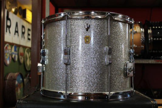 1960s Pre-Serial Ludwig 12x15 Floor Tom in Silver Sparkle