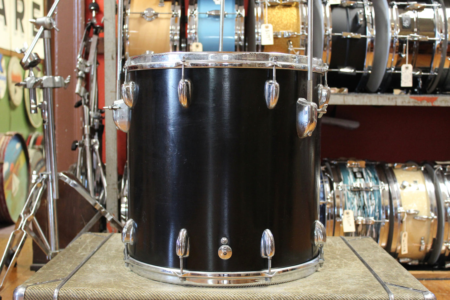 1960s Slingerland in Black 14x20 8x12 16x16