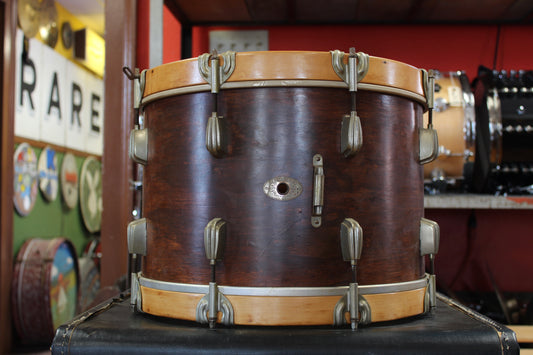 1950s Slingerland 10x15 Tenor Drum in Natural Mahogany