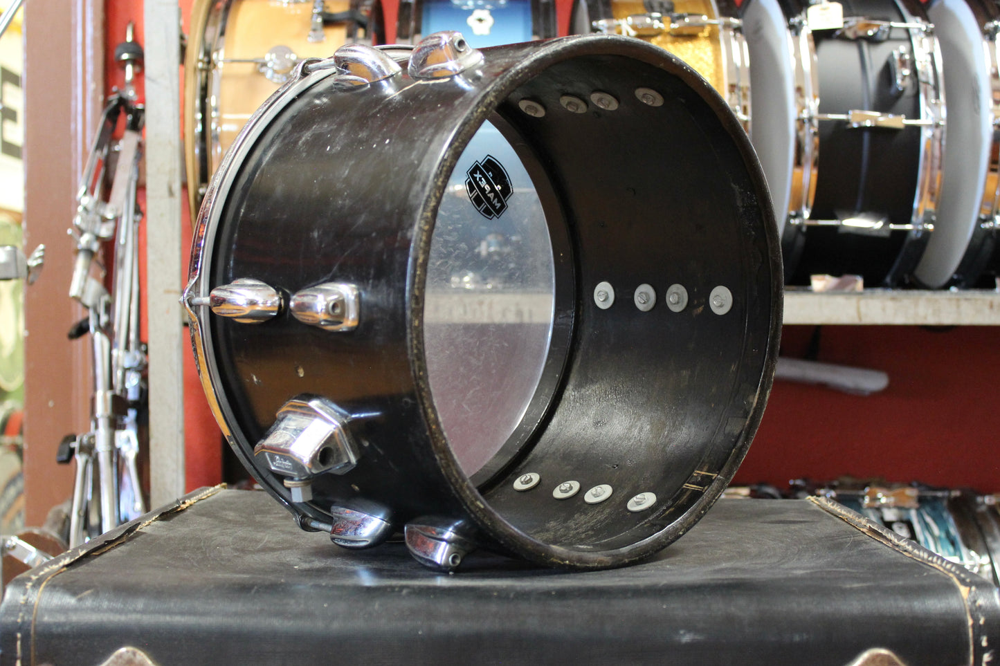 1960s Slingerland in Black 14x20 8x12 16x16