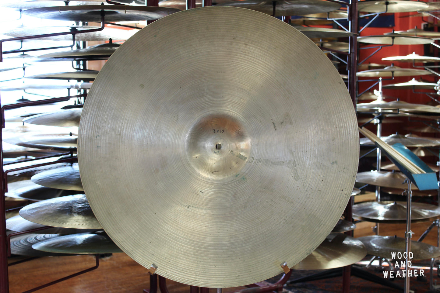 1960s A. Zildjian 24" Ride 3810g