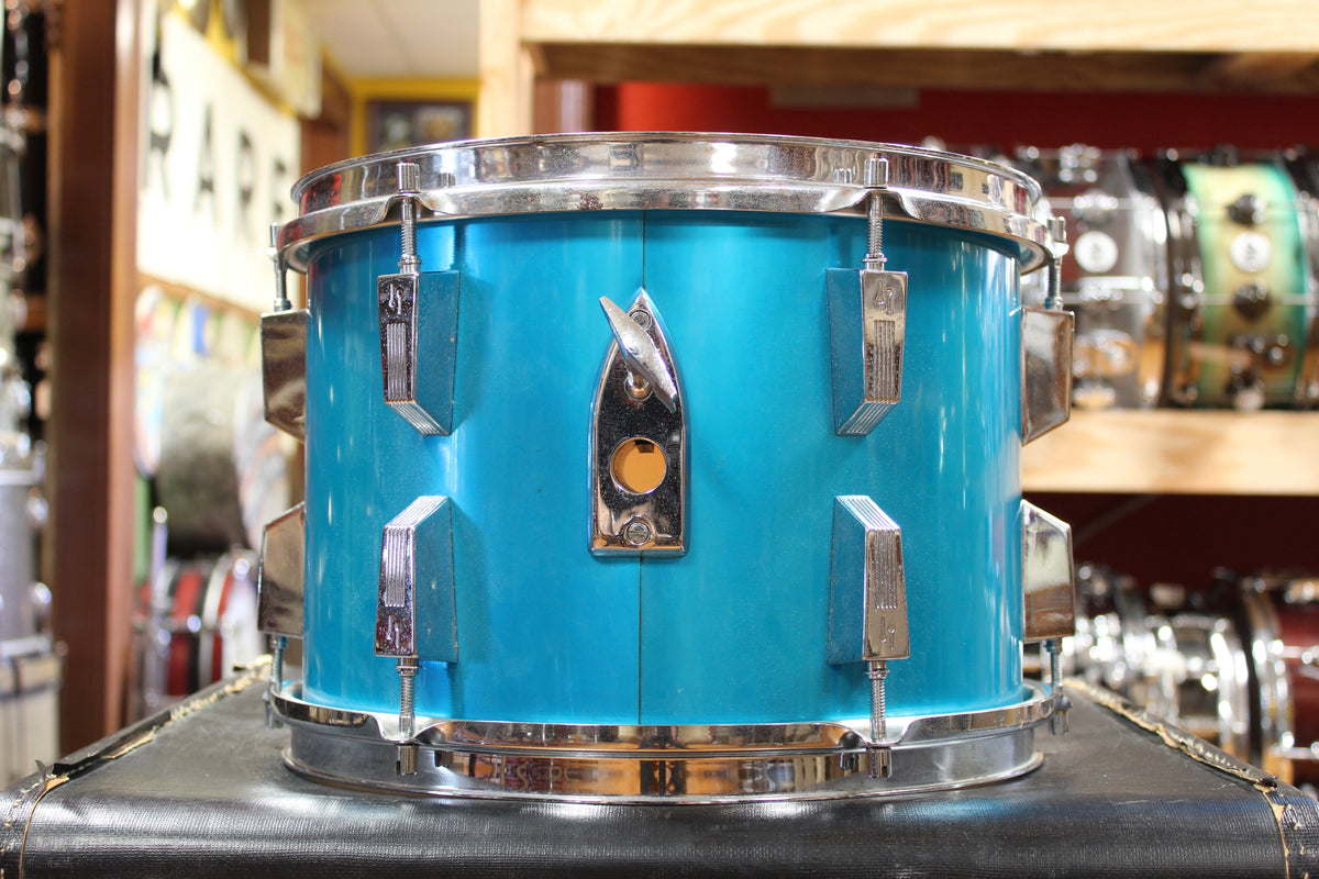 1970s Sonor Phonic Outfit in Metallic Blue 14x22 9x13 10x14 16x16